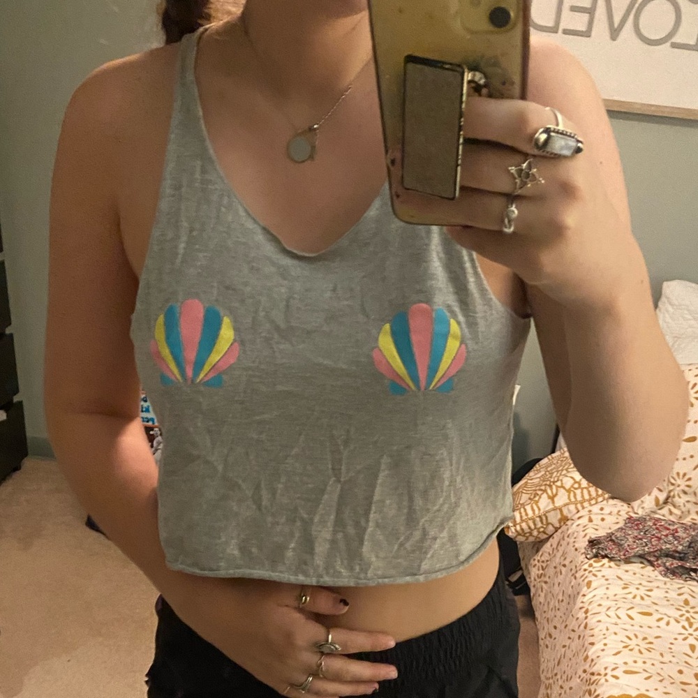 Mermaid Shells Crop Top - Picture 2 of 5